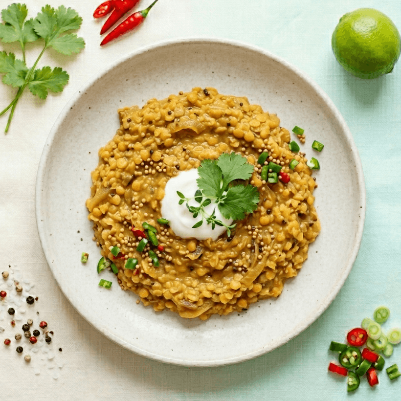Dahl de lentilles corail