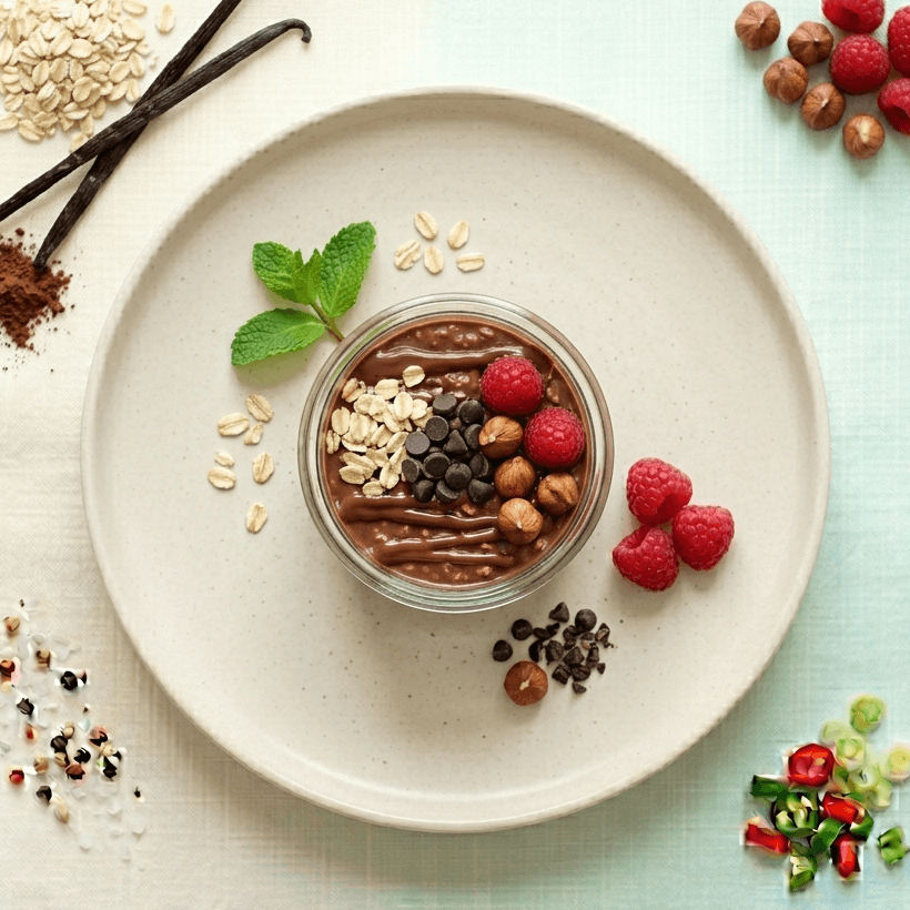 Overnight Oats Protéinés au Chocolat