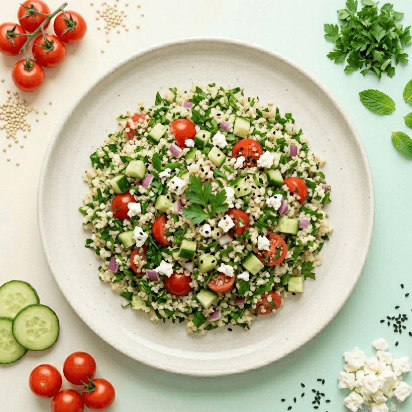 Taboulé de quinoa aux herbes